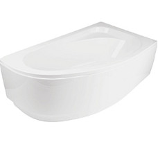 Ванна акрилова асиметрична Cornea 150X100 R з ногами і панеллю