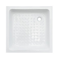 Піддон мілкий квадратний Bronks 80x80x15