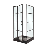 Душевая кабина INSANA Patricia 100x100x215 мелкий поддон 15 см