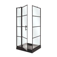 Душевая кабина INSANA Patricia 100x100x215 мелкий поддон 15 см