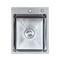 Кухонная мойка LEIF 4050 из нержавеющей стали 40*50*23 satin