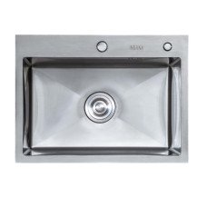 Мийка кухонна LEIF 6045 з нержавіючої сталі 60*45*23 satin