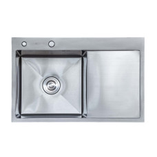 Мийка кухонна SIDER L 7850 з нержавіючої сталі 78*50*23 satin