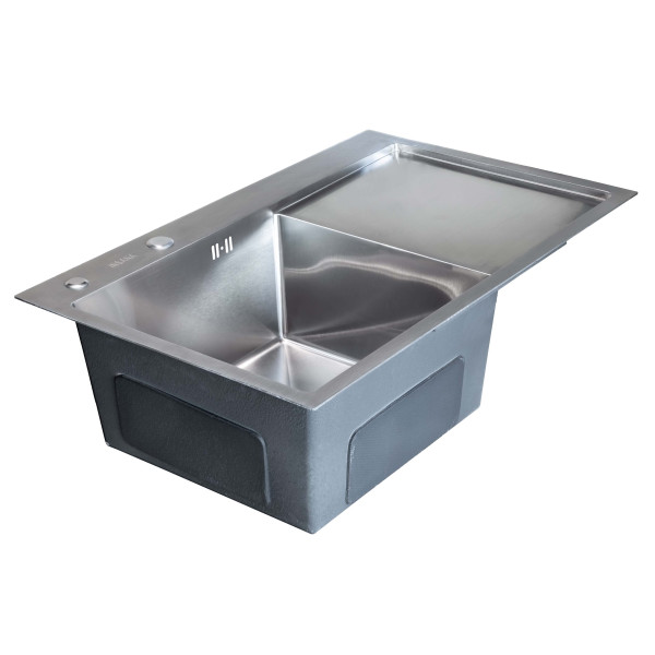 Кухонная мойка SIDER L 7850 из нержавеющей стали 78*50*23 satin