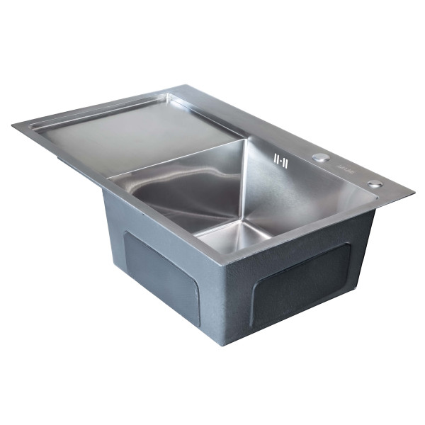 Кухонная мойка SIDER R 7850 из нержавеющей стали 78*50*23 satin
