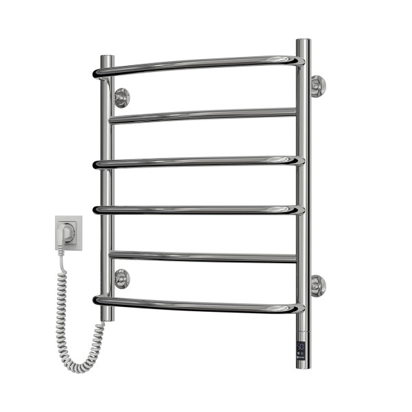 Электрическое полотенцесушитель н/ж. Омега 530*600 L Sensor