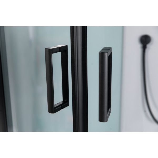 Душовий бокс Andi Black - HL 90*90*215 мілкий  піддон