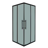 Душевая кабина Insana INSANA Black Aqua grey - HL  87х87х195 без поддона