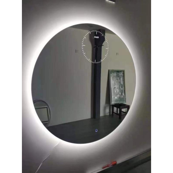Зеркало LED - Clock  60*60 см