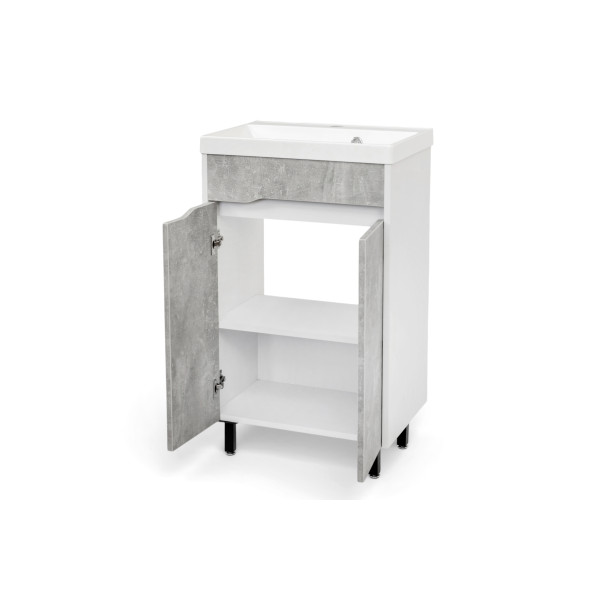 Тумба Loft Д2 (Бетон) для умывальника Idea-50