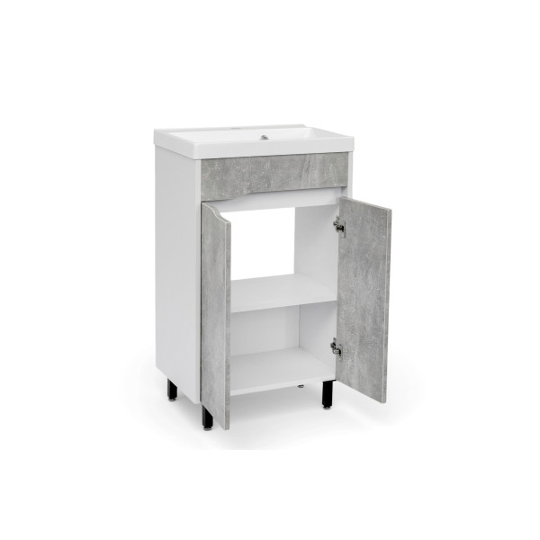 Тумба Loft Д2 (Бетон) для умывальника Idea-50