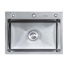 Мийка кухонна LEIF IB 6050 з нержавіючої сталі 60*50*22 satin