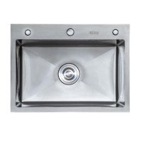 Мийка кухонна LEIF IB 6050 з нержавіючої сталі 60*50*22 satin