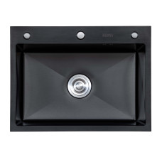 Мийка кухонна EXTOR  IB 6050 з нержавіючої сталі 60*50*22 ЧОРНА