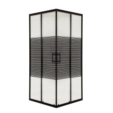 Душова кабіна INSANA Aqua Black Line JK  90х90х195 мм без піддона