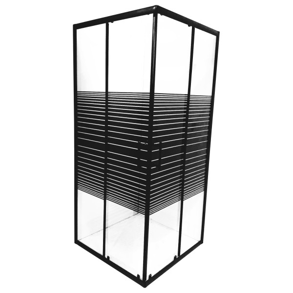 Душевая кабина INSANA Aqua Black Line JK 90х90х195 мм без поддона
