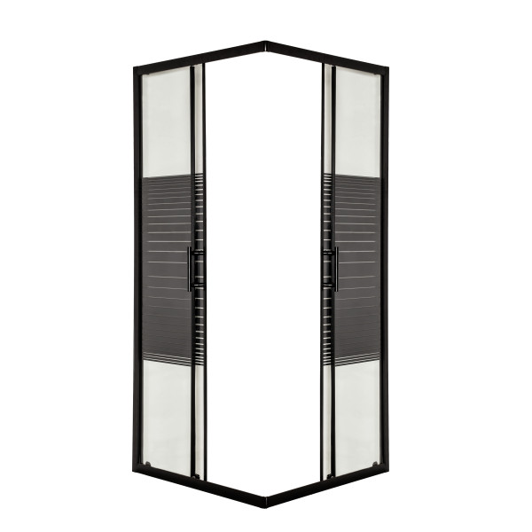 Душевая кабина INSANA Aqua Black Line JK 90х90х195 мм без поддона