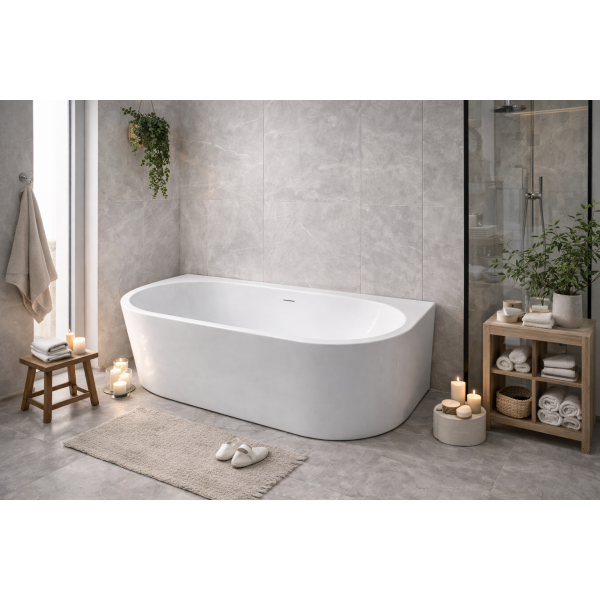 Ванна акриловая отдельностоящая WB-Samanta 170*80*58