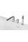Ванна акриловая отдельностоящая WB-Samanta F chrome 170*80*58