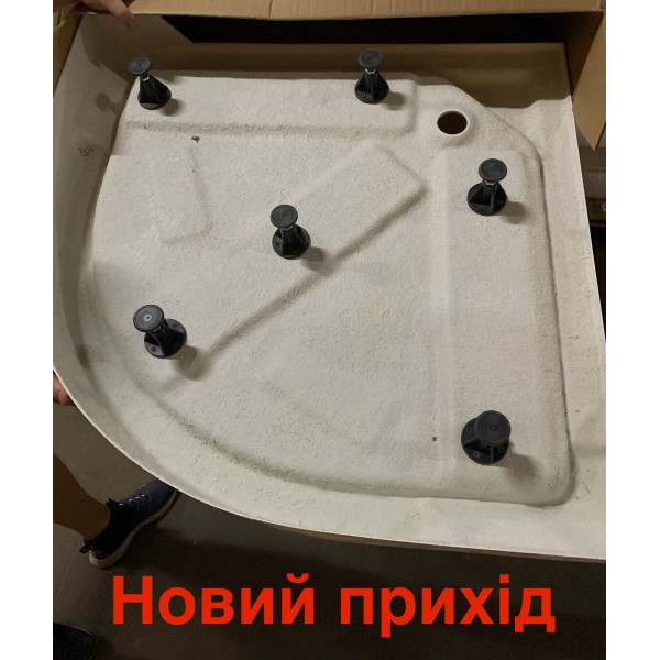 Поддон мелкий угловой BSM-61 90x90x15
