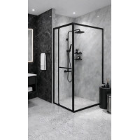 Душевая кабина INSANA Dakota Black 90х90х190 мм без поддона