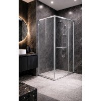 Душевая кабина INSANA Dakota chrome 90х90х190 мм без поддона