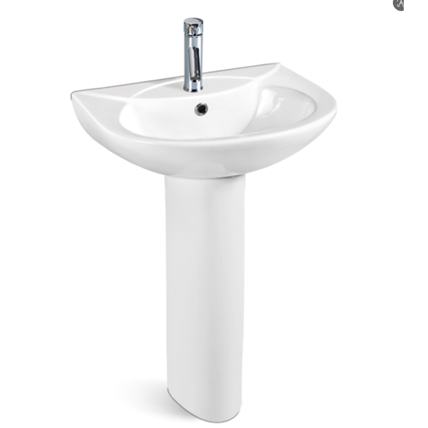 Умивальник керамічний тюльпан JL 13 52*44*81 білий