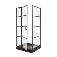Душевая кабина INSANA Patricia 100x80x215 мелкий поддон 15 см