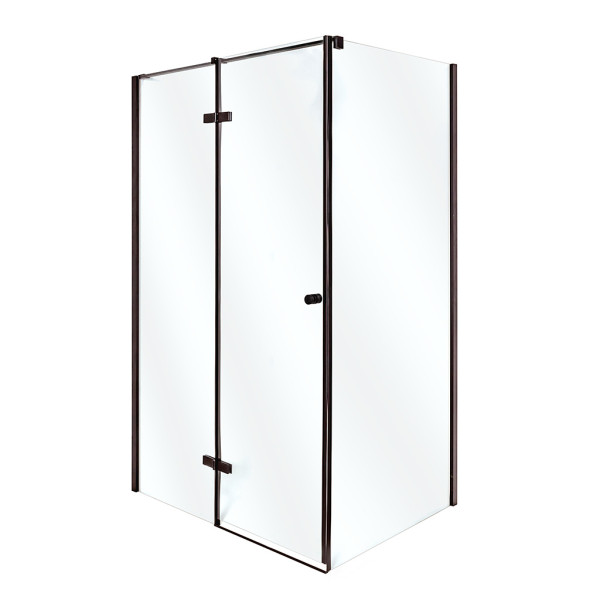Душевая кабина INSANA Adriana Black M 100х80х210 мелкий поддон 14см