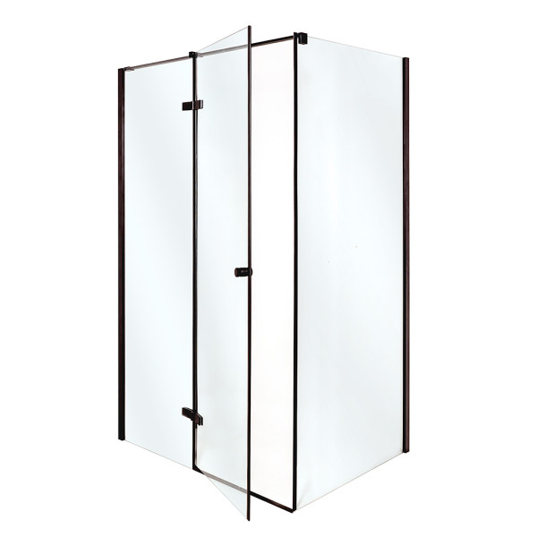 Душевая кабина INSANA Adriana Black M 100х80х210 мелкий поддон 14см