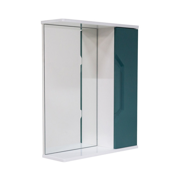 Подвесной шкафчик с зеркалом Satin 60 Зеленый Лёд