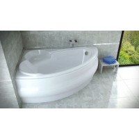 Ванна акриловая асимметричная Wenus 170x110 L с ногами и панелью