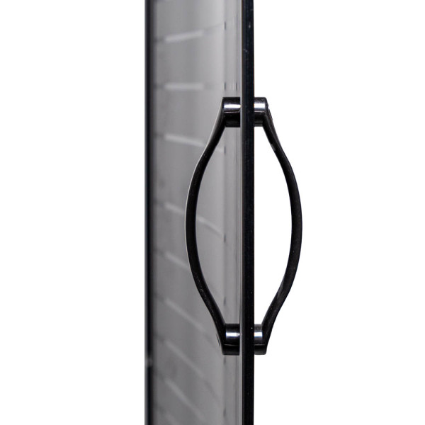 Душова кабіна VIVIA 091 Black s line JK New 90*90*191 мілкий піддон