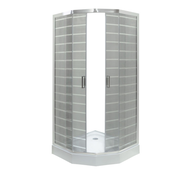 Душевая кабина Insana - Ida White P 92/5 W LN 90х90х205 низкий поддон