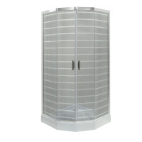 Душевая кабина Insana - Ida White P 92/5 W LN 90х90х205 низкий поддон