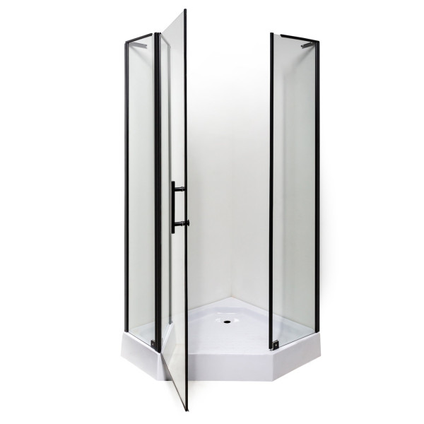 Душевая кабина Insana Ethna Black P91 B 90x90x200 мелкий поддон