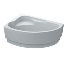 Ванна акрилова асиметрична FIONA 150x100 L + ноги + екран під ванну