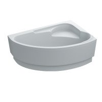 Ванна акрилова асиметрична FIONA 150x100 R + ноги + екран під ванну