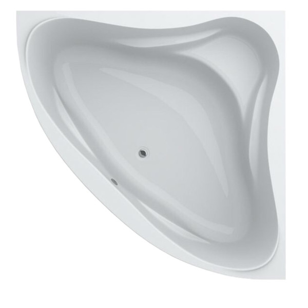 Ванна акрилова кутова MILANA 140x140 + ноги + екран під ванну