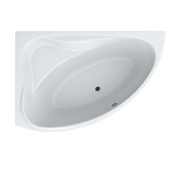 Ванна акриловая асимметричная SANTA 150x100 L + ноги + экран под ванну