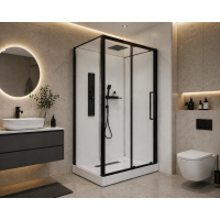 Гідромасажний бокс INSANA Kira 120*80*210 12 см мілкий піддон