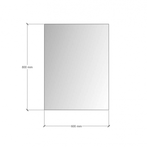 Зеркало LED - 345 80*60 см