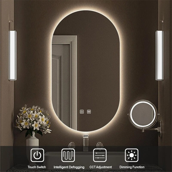 Зеркало LED - 347 +- 60*80 см
