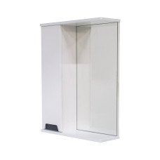 Дзеркало з шафкою Poli 50 L біле ліве