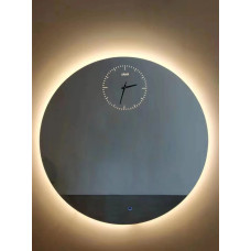 Зеркало LED - Clock  60*60 см