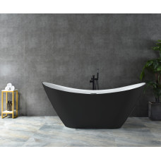 Ванна акриловая отдельностоящая  Amina Black  WB 170 * 75 * 72