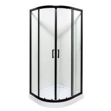 Душевая кабина Insana MIRA black 90x90x205 мелкий поддон