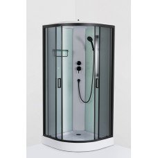 Душовий бокс Andi Black - HL 90*90*215 мілкий  піддон