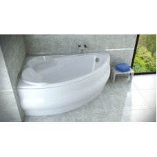 Ванна акрилова асиметрична Wenus 170x110 L з ніжками і панеллю