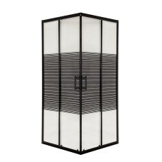Душевая кабина INSANA Aqua Black Line JK 90х90х195 мм без поддона